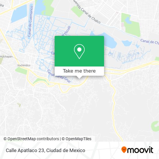 Mapa de Calle Apatlaco 23