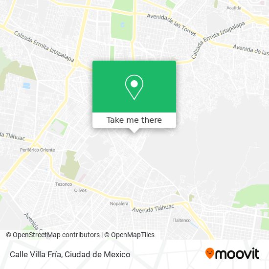 Calle Villa Fría map