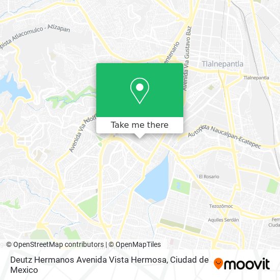 Mapa de Deutz Hermanos Avenida Vista Hermosa