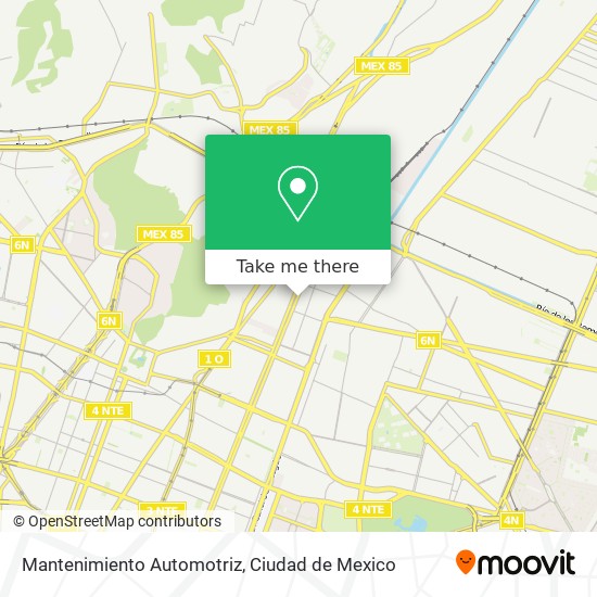 Mantenimiento Automotriz map