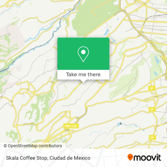 Skala Coffee Stop map