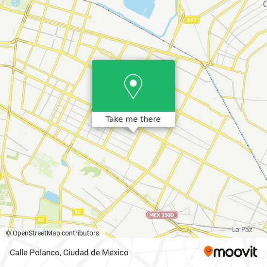 Calle Polanco map