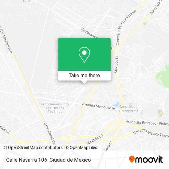 Mapa de Calle Navarra 106