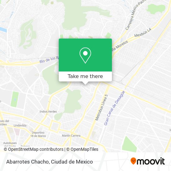 Abarrotes Chacho map
