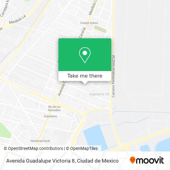 Mapa de Avenida Guadalupe Victoria 8