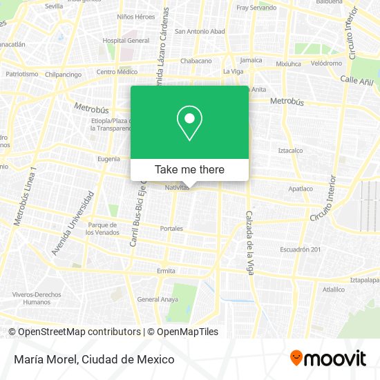 María Morel map