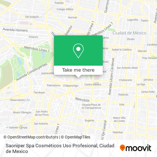 Saoniper Spa Cosméticos Uso Profesional map