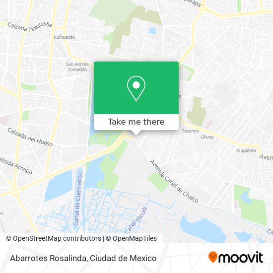 Abarrotes Rosalinda map