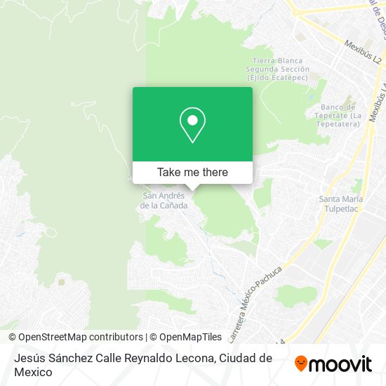 Jesús Sánchez Calle Reynaldo Lecona map