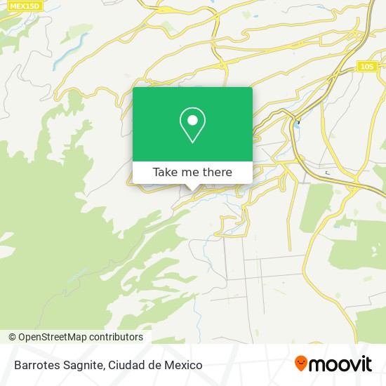 Barrotes Sagnite map