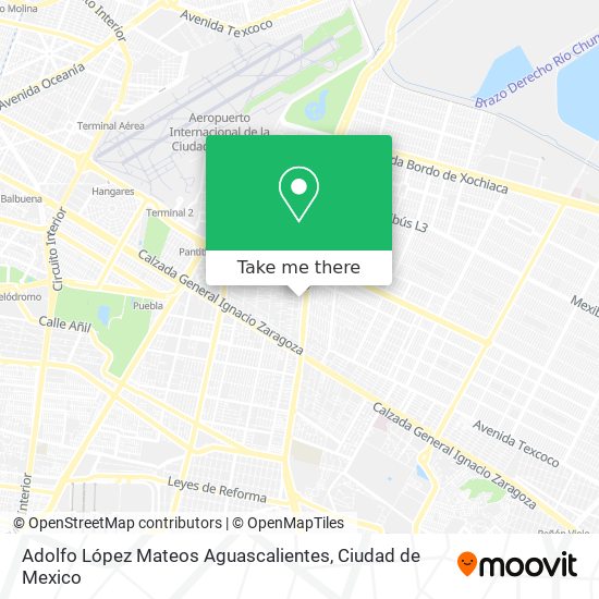Adolfo López Mateos Aguascalientes map