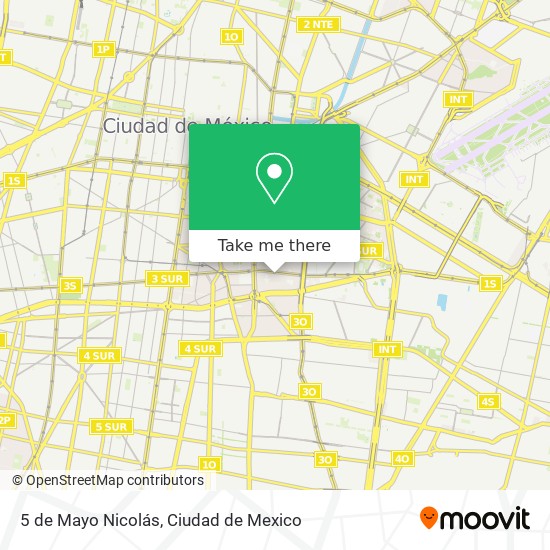 Mapa de 5 de Mayo Nicolás