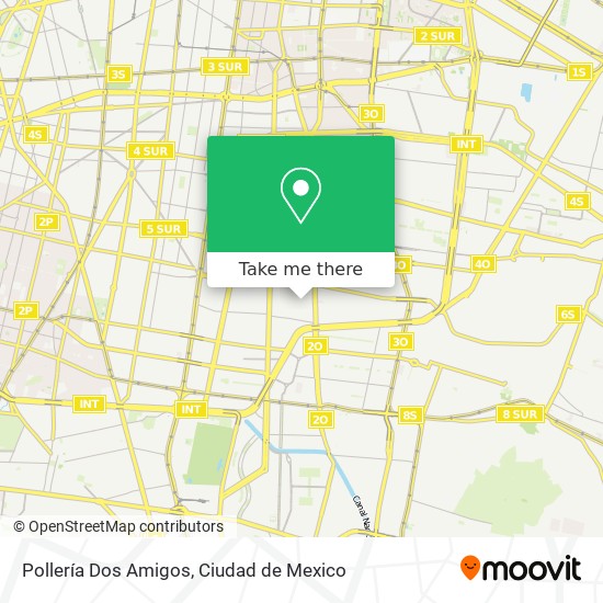 Pollería Dos Amigos map