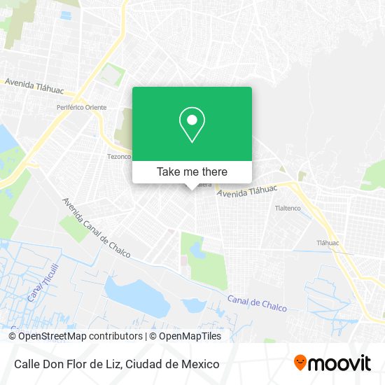 Calle Don Flor de Liz map