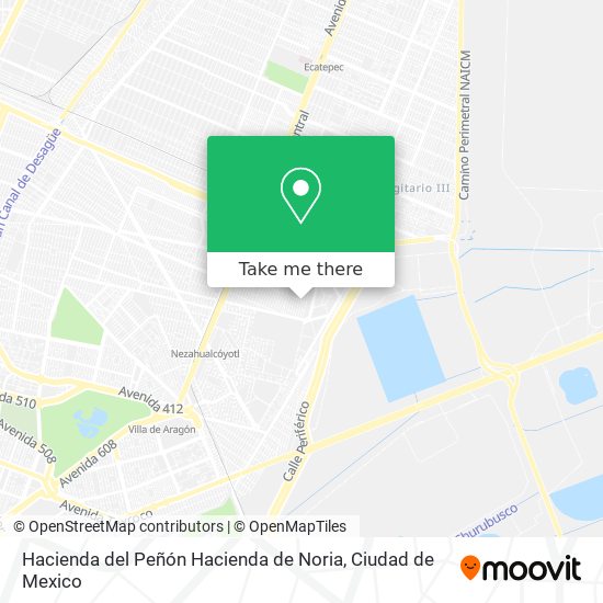 Hacienda del Peñón Hacienda de Noria map