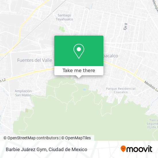 Mapa de Barbie Juárez Gym