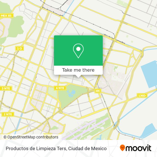 Productos de Limpieza Ters map