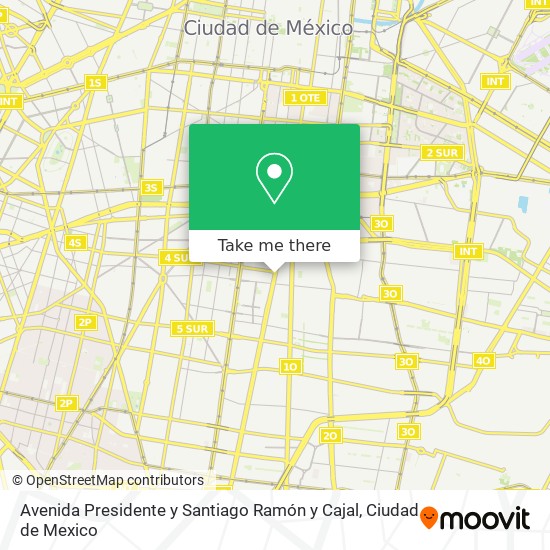Avenida Presidente y Santiago Ramón y Cajal map