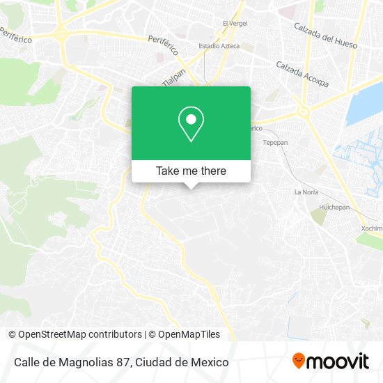 Mapa de Calle de Magnolias 87