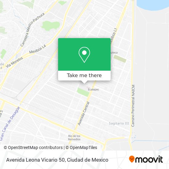 Mapa de Avenida Leona Vicario 50