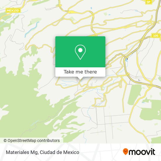 Materiales Mg map