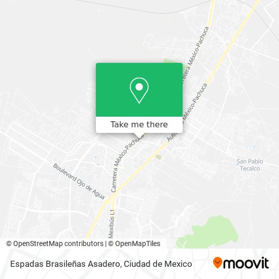 Espadas Brasileñas Asadero map