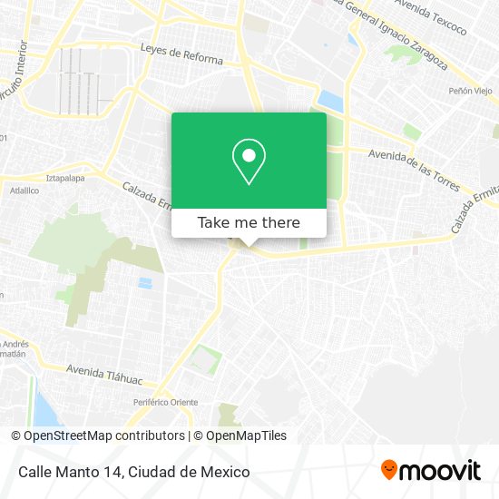 Calle Manto 14 map