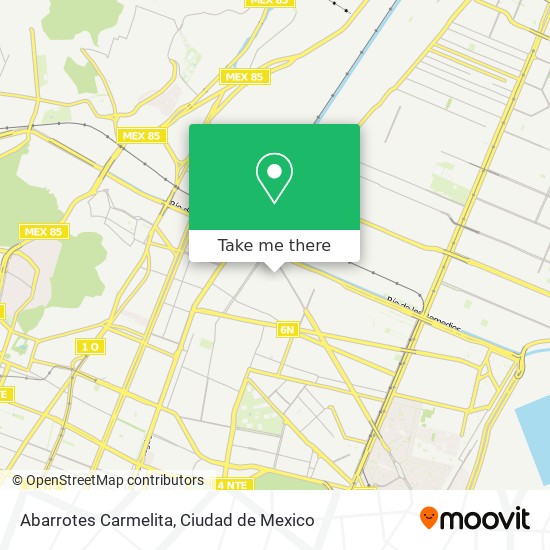 Abarrotes Carmelita map