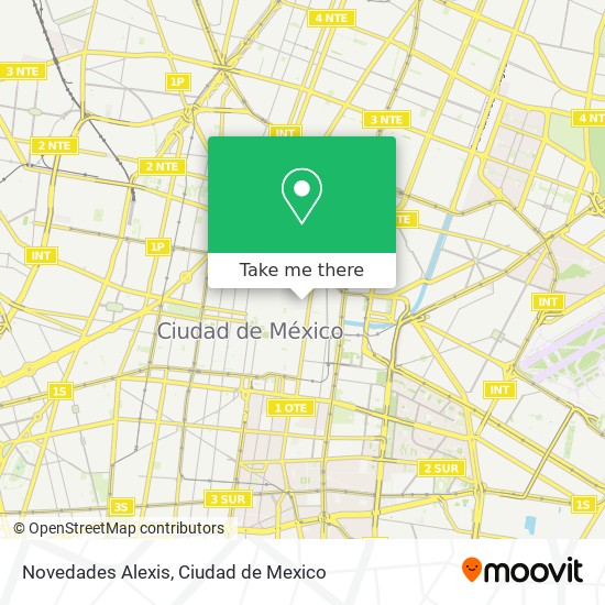 Novedades Alexis map