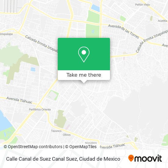 Calle Canal de Suez Canal Suez map