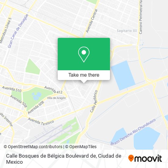 Calle Bosques de Bélgica Boulevard de map