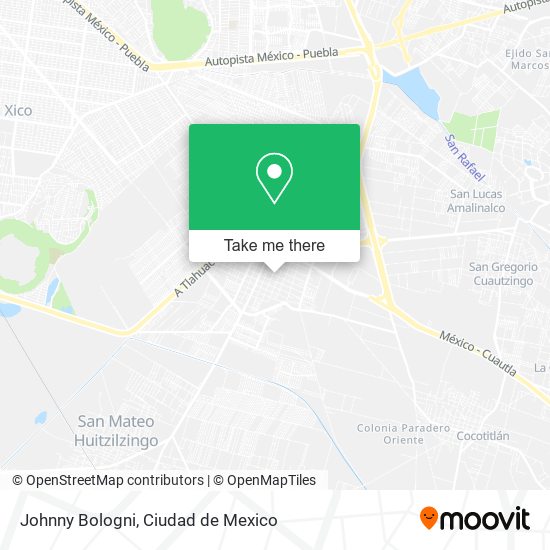 Mapa de Johnny Bologni