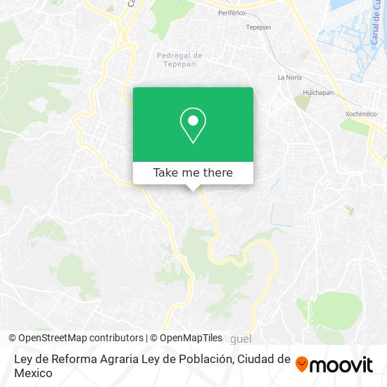 Ley de Reforma Agraria Ley de Población map