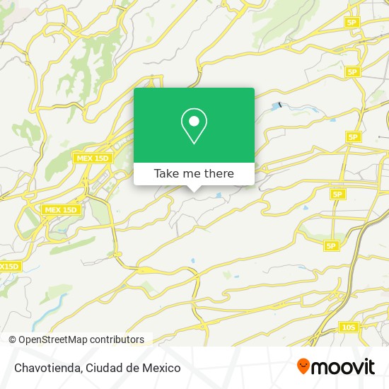 Chavotienda map