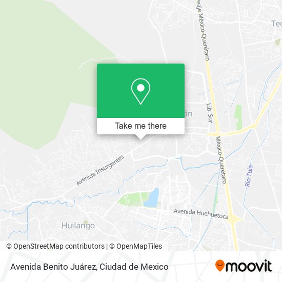 Avenida Benito Juárez map