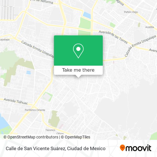 Mapa de Calle de San Vicente Suárez