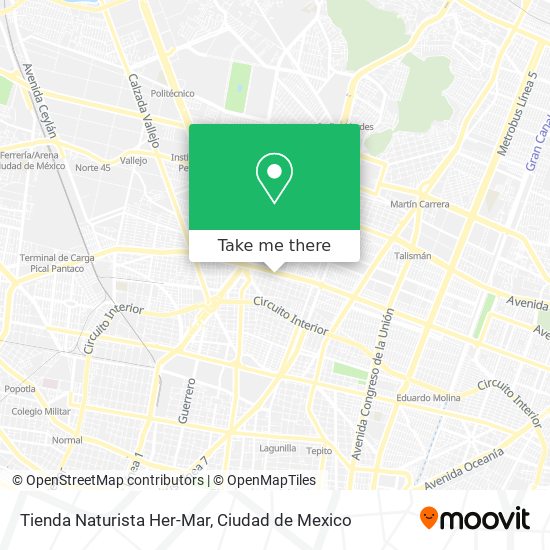 Mapa de Tienda Naturista Her-Mar