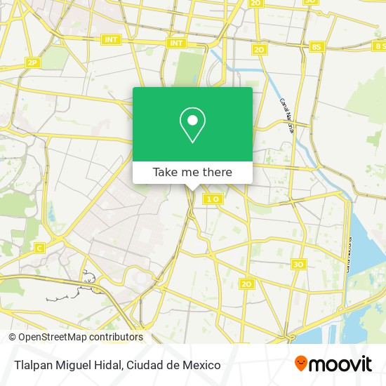 Mapa de Tlalpan Miguel Hidal