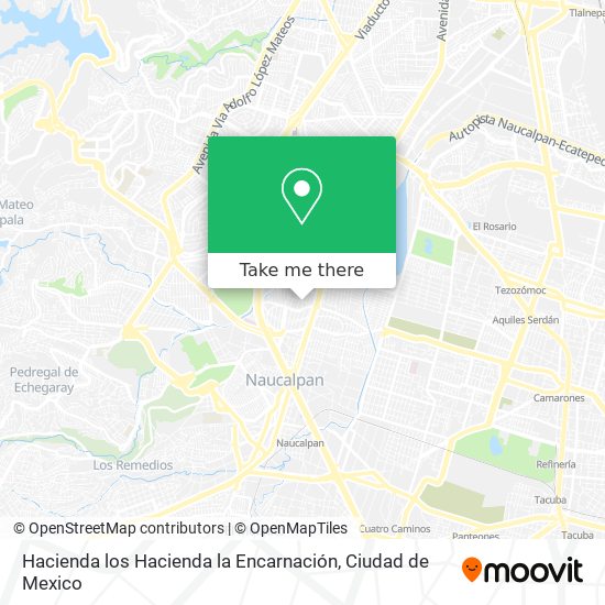 Hacienda los Hacienda la Encarnación map