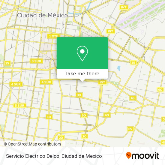 Mapa de Servicio Electrico Delco