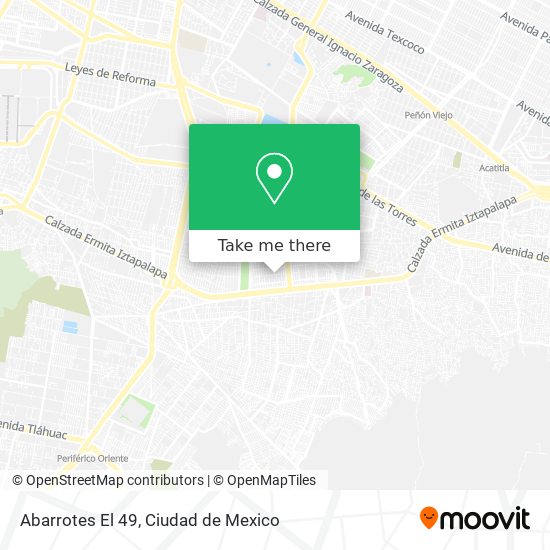 Mapa de Abarrotes El 49