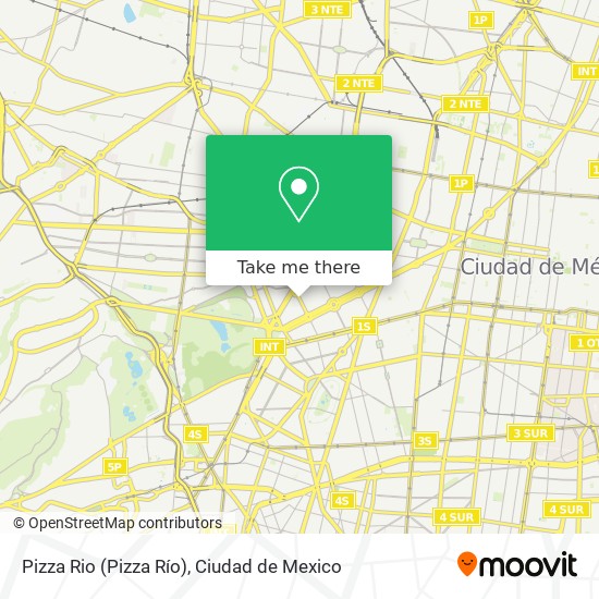 Mapa de Pizza Rio (Pizza Río)
