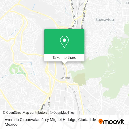 Mapa de Avenida Circunvalación y Miguel Hidalgo