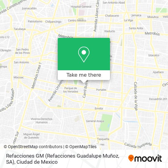 Refacciones GM (Refacciones Guadalupe Muñoz, SA) map