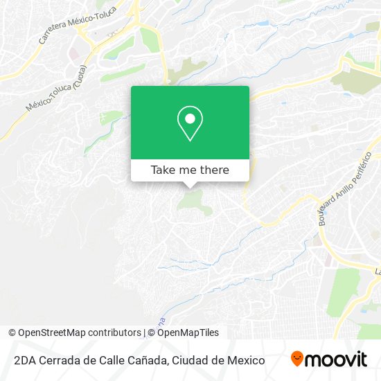 2DA Cerrada de Calle Cañada map