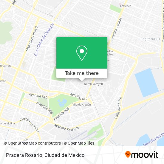 Mapa de Pradera Rosario