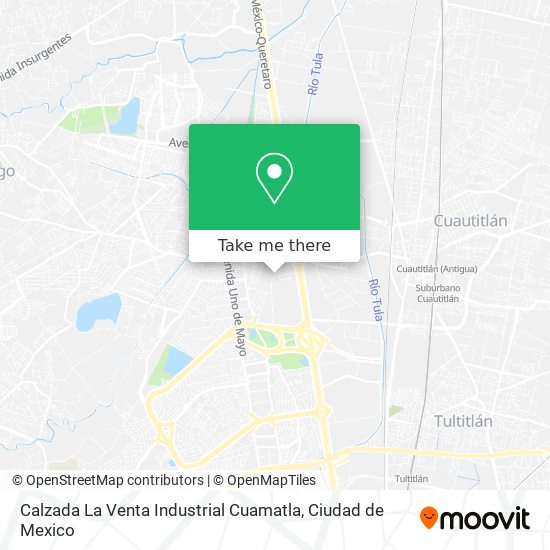 Mapa de Calzada La Venta Industrial Cuamatla