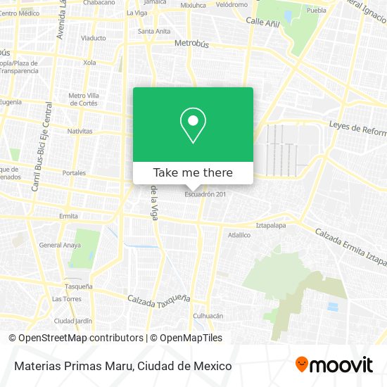 Materias Primas Maru map