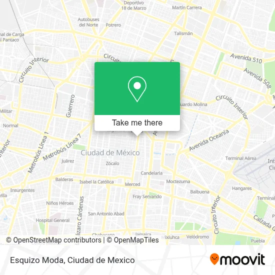 Esquizo Moda map