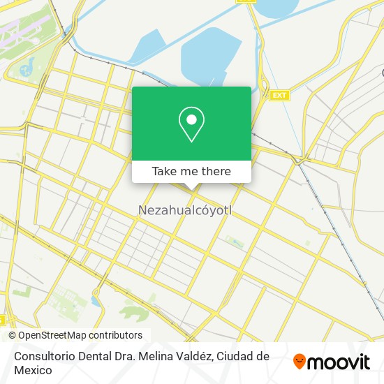 Consultorio Dental Dra. Melina Valdéz map